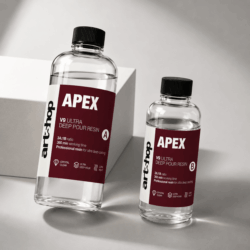 ⁦אפוקסי ליציקה עמוקה APEX | V9 Ultra Deep Pour Resin 1kg⁩ – תמונה ⁦2⁩