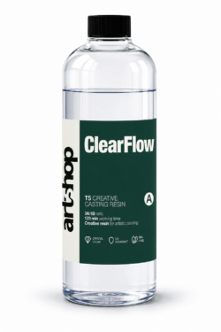 ⁦אפוקסי ליציקה דקה ClearFlow | T5 Creative Casting Resin 1kg⁩ – תמונה ⁦3⁩