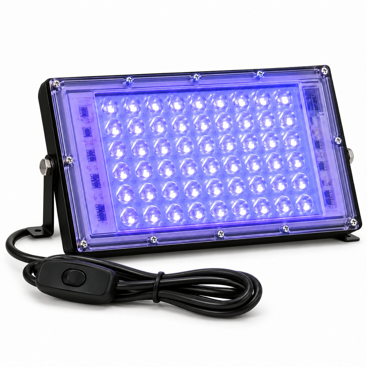 artshop-uv-resin-floodlight-50w פנס UV לאפוקסי 50W עם שתי רגליים נפרדות וכבל חשמל