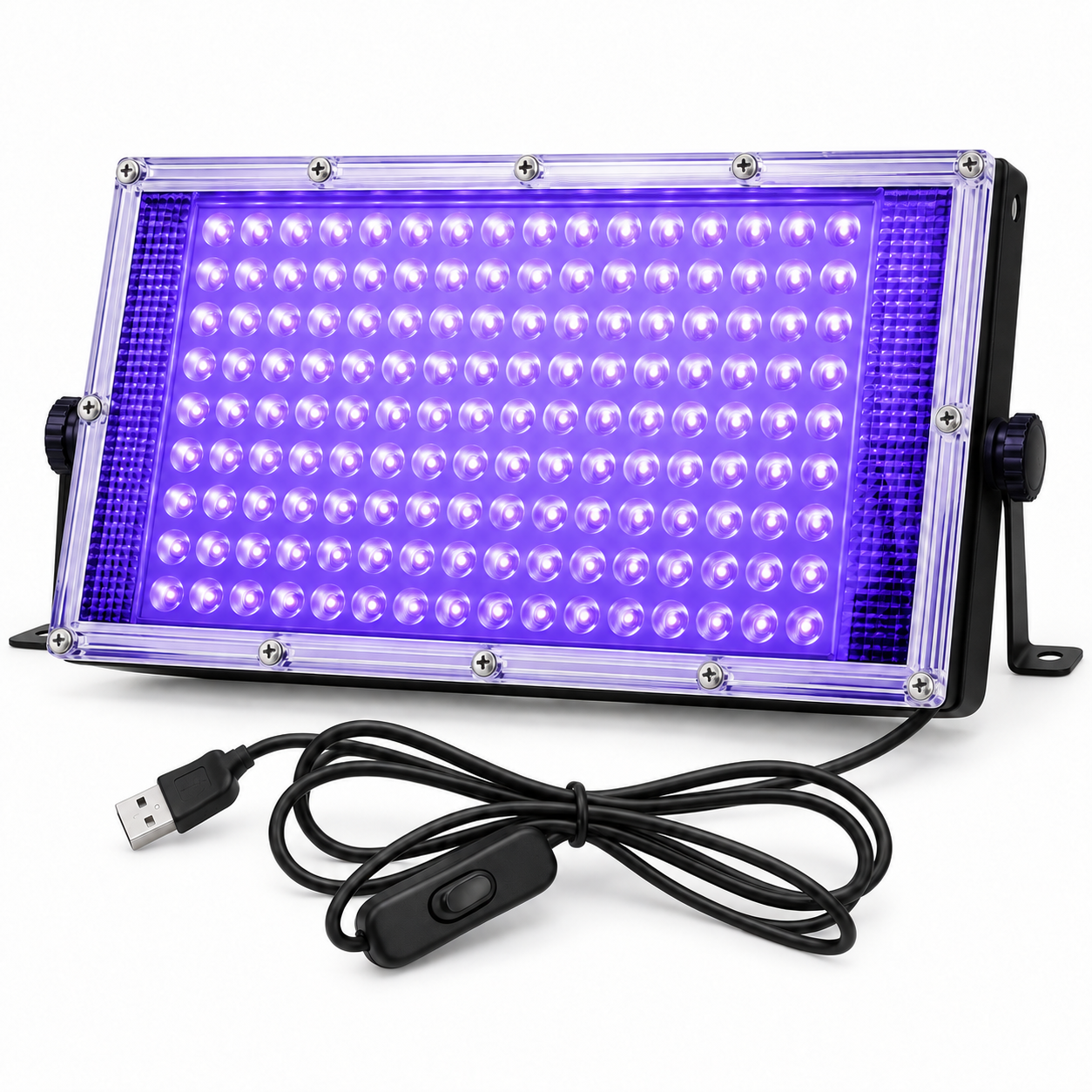 artshop-uv-resin-lamp-144-led מנורת UV לאפוקסי 144 LED עם שתי רגליים נפרדות וחיבור USB