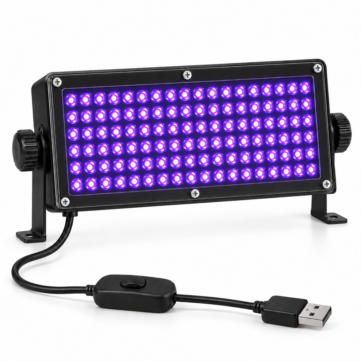 artshop-uv-resin-lamp-96-led מנורת UV לאפוקסי 96 LED עם שתי רגליים נפרדות וחיבור USB